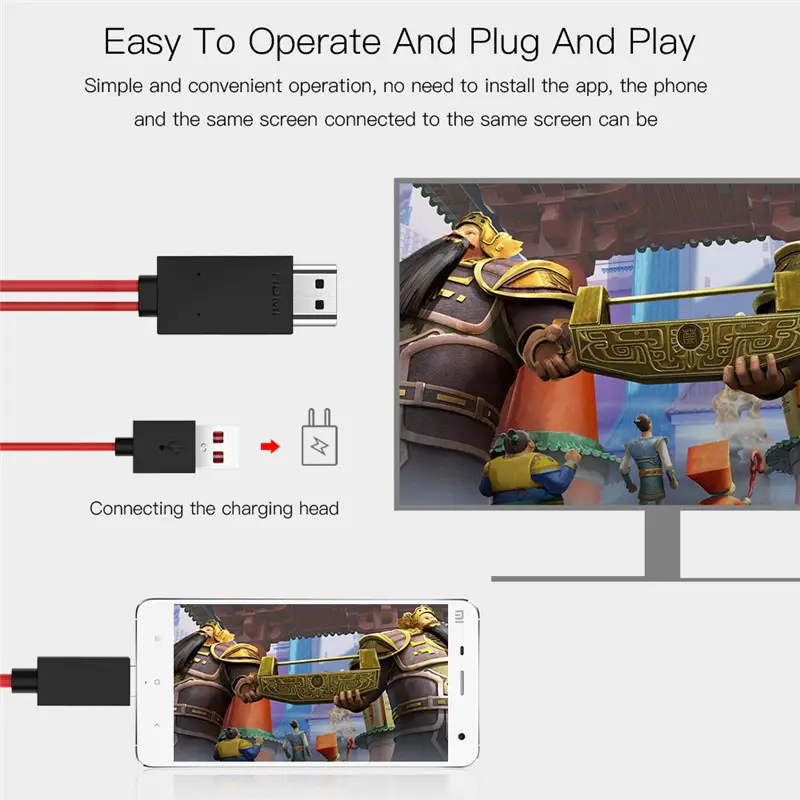 Type-C To HDMI Three In One Mobile