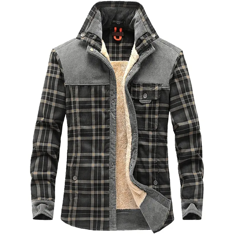 Winter Jacket Men Thicken Warm Fleece Jackets
