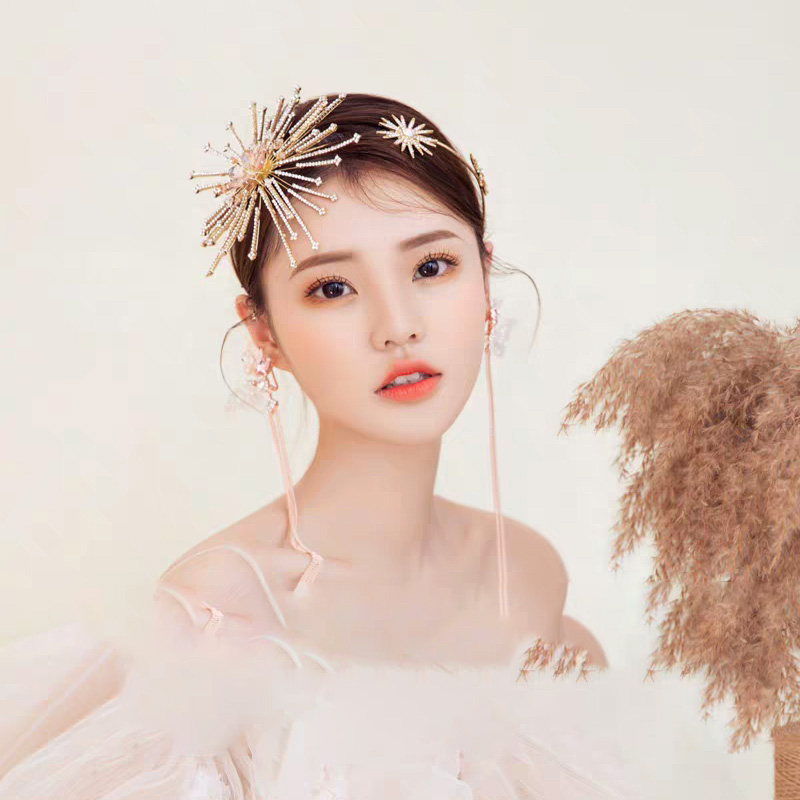 Bridal Rhinestone Headband Hairband Wedding Wedding Hair Accessories — foto 4