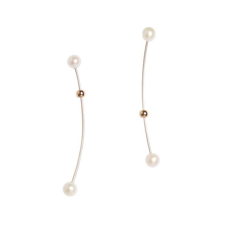 Super fairy asymmetric earrings cold wind earrings