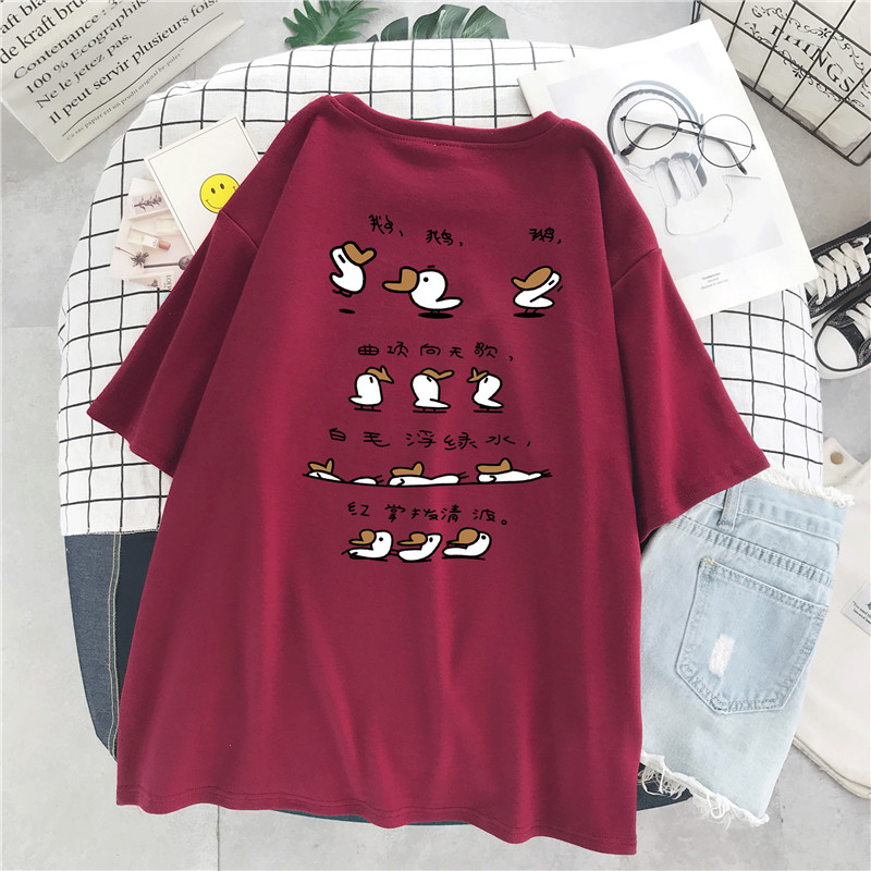 Ladies cotton half sleeve top