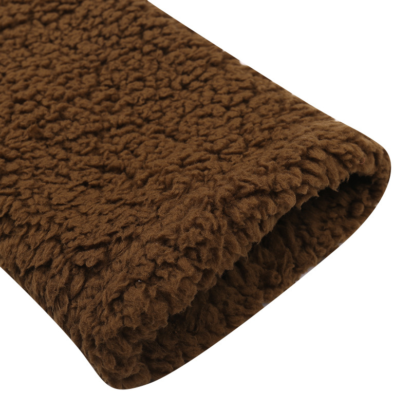 Temperament plush mid-length coat