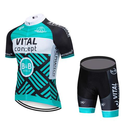 Vital Sports Men's Black JERSEY SHORTS Bib Set — foto 3