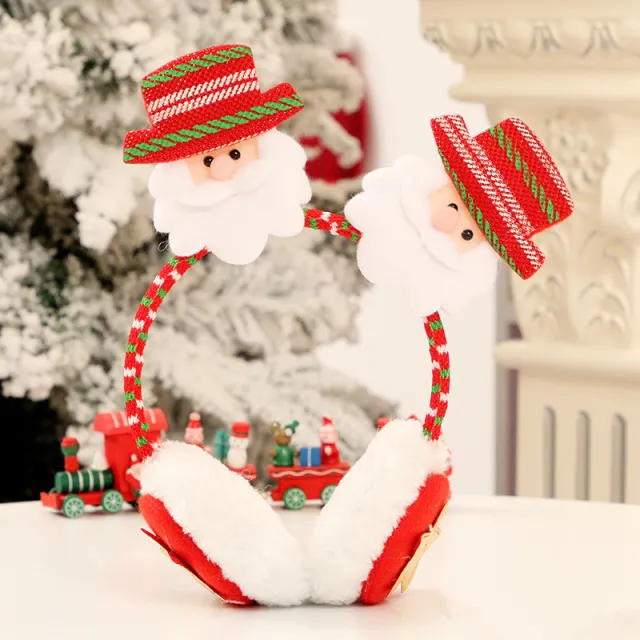 Christmas new headband earmuffs Old Man - Shop at LoveMi