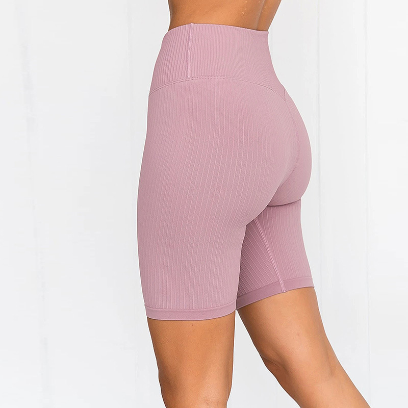 Sports Pants Hip High Waist Breathable Shorts Peach M - Shop at LoveMi