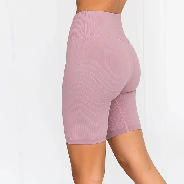 Sports Pants Hip High Waist Breathable Shorts Peach - Shop at LoveMi