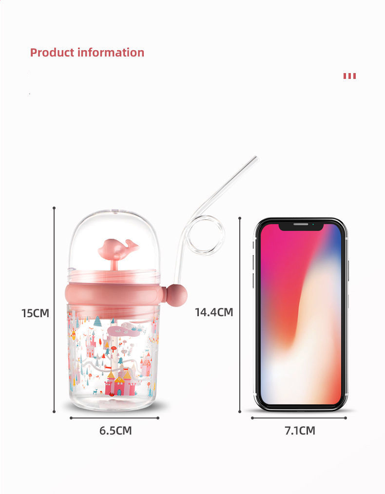 Anti-fall portable plastic cup