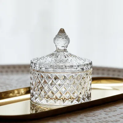 French Light Luxury Multicolor Glass Storage Jar Mini - Shop at LoveMi