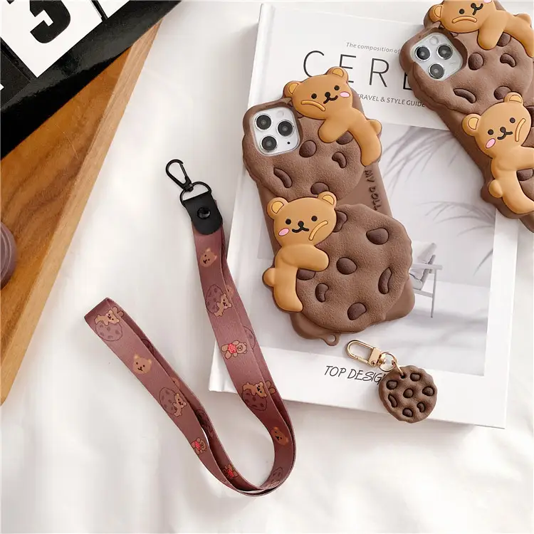 Cookie Chocolate Biscuit Bear Phone Case