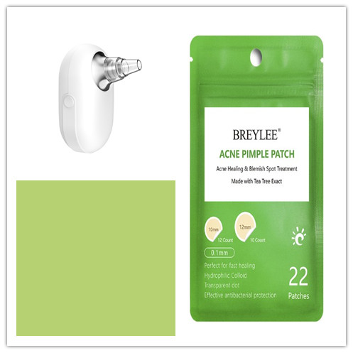 Blackhead instrument vacuum usb pore cleaner Silvery Set - Shop at LoveMi