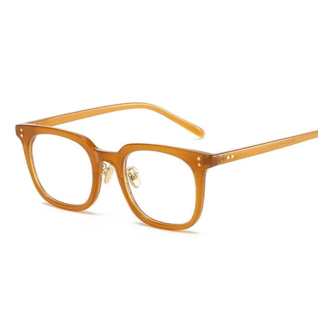 Anti blue light flat glasses frame Blue - Shop at LoveMi
