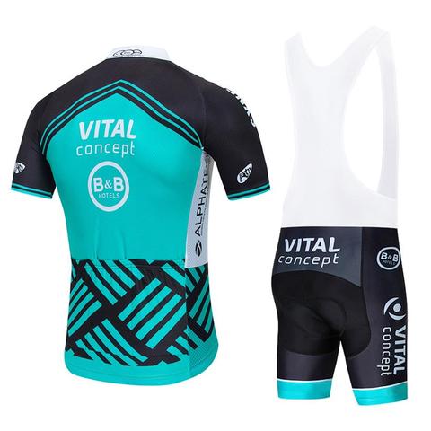 Vital Sports Men’s Black JERSEY SHORTS Bib Set