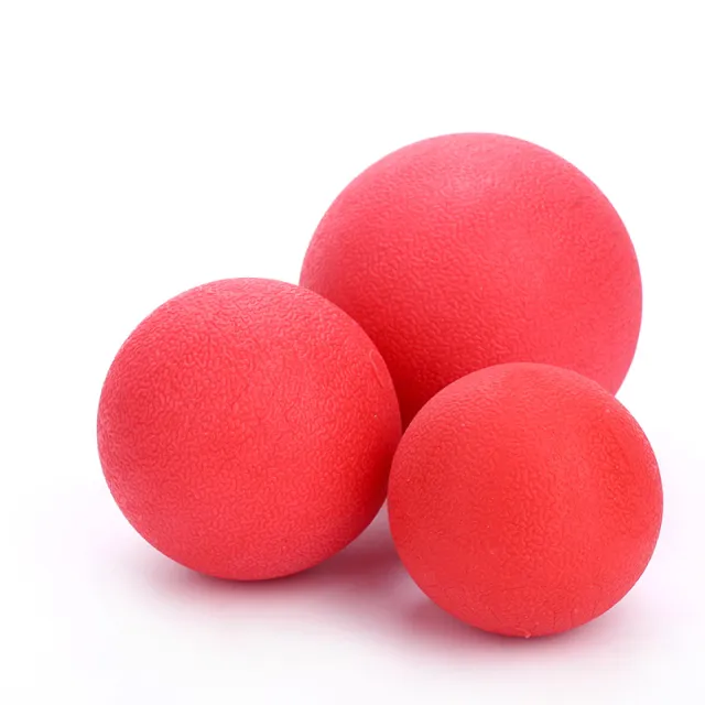 Solid rubber bouncy ball toy Red - Shop at LoveMi