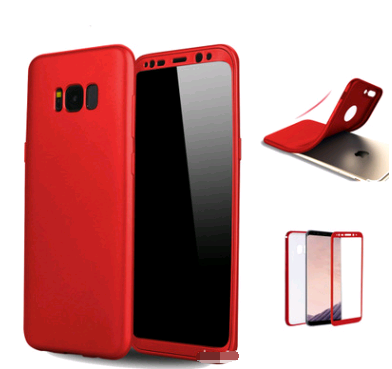 S8 Plus New 360 Degree All-inclusive Mobile Phone Case S8 Paint TPU PC Fuel Injection Soft Shell Combination Shatter-resistant Cover - Image 5
