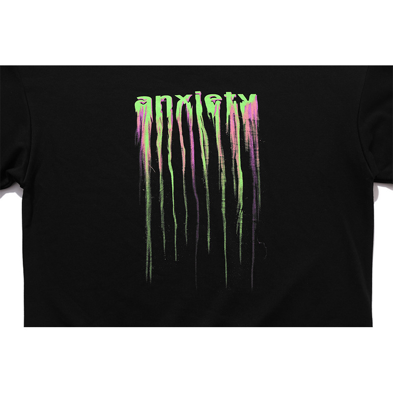 Men's tide loose wild couple round neck sweater