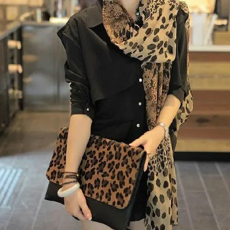Silk scarf shawl Coffee - Shop at LoveMi
