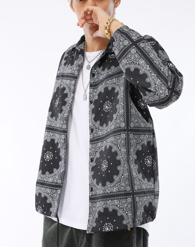 Autumn Winter Men's  Quilted Stand Collar Men's Jacket