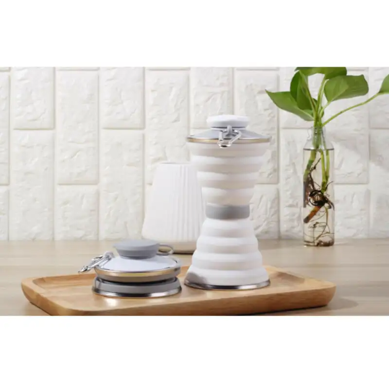 Folding cup silicone portable