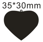 Stainless steel love pendant