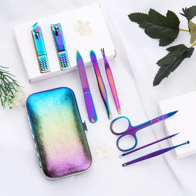 Nail clippers 8 piece nail clippers set nail tools Color - Shop at LoveMi