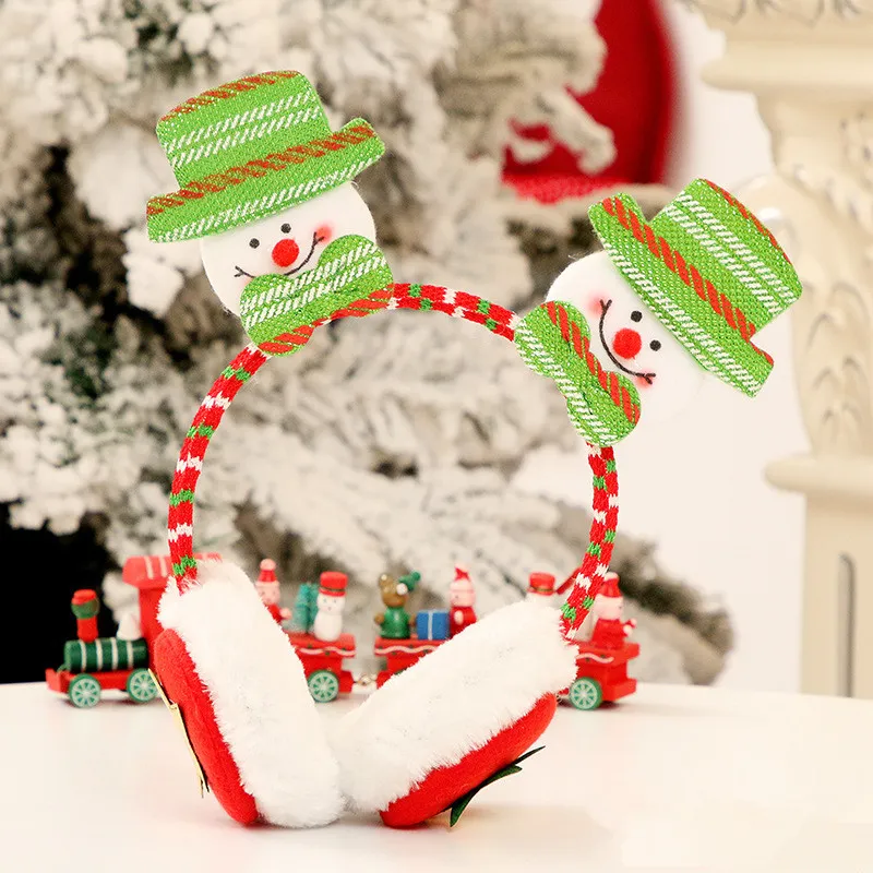 Christmas new headband earmuffs - Snowman
