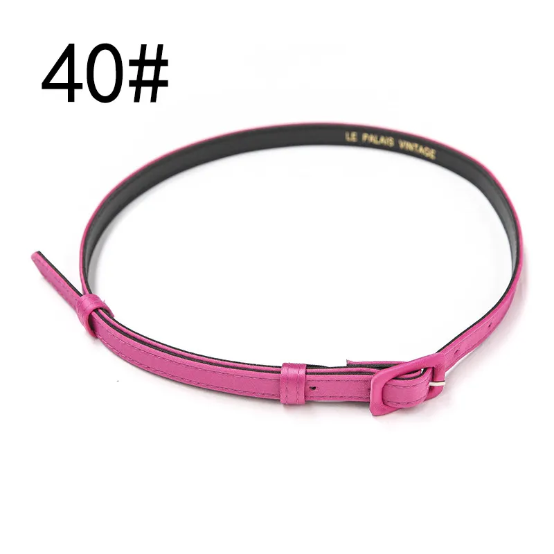 Universal With Candy-colored Superfine Satin Delicate Belt - Pink