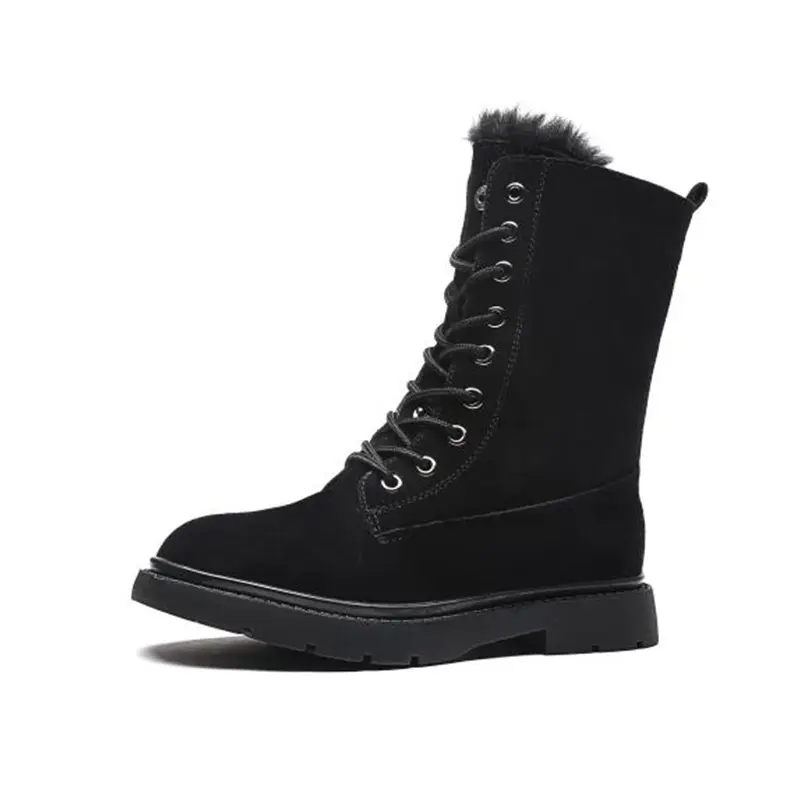 Leather Martin boots