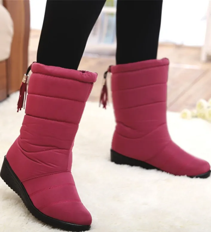 Waterproof snow boots - Red