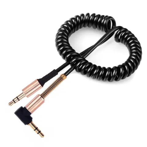Elbow Spring 3.5mm Audio Cable