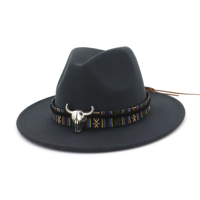 Woolen jazz top hat for ladies Dark Grey - Shop at LoveMi
