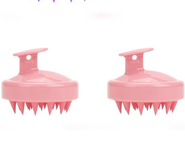 Silicone shampoo brush massager