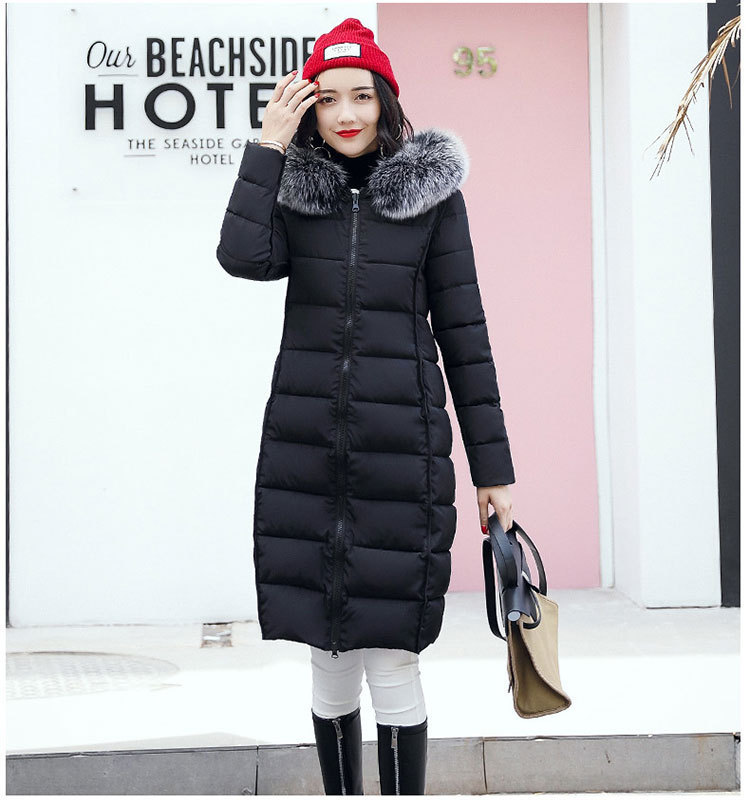 Student cotton coat women's mid-length