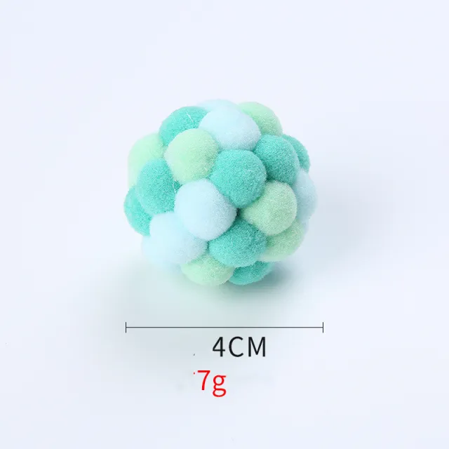 Pet cat toy elastic ball Turquoise - Shop at LoveMi