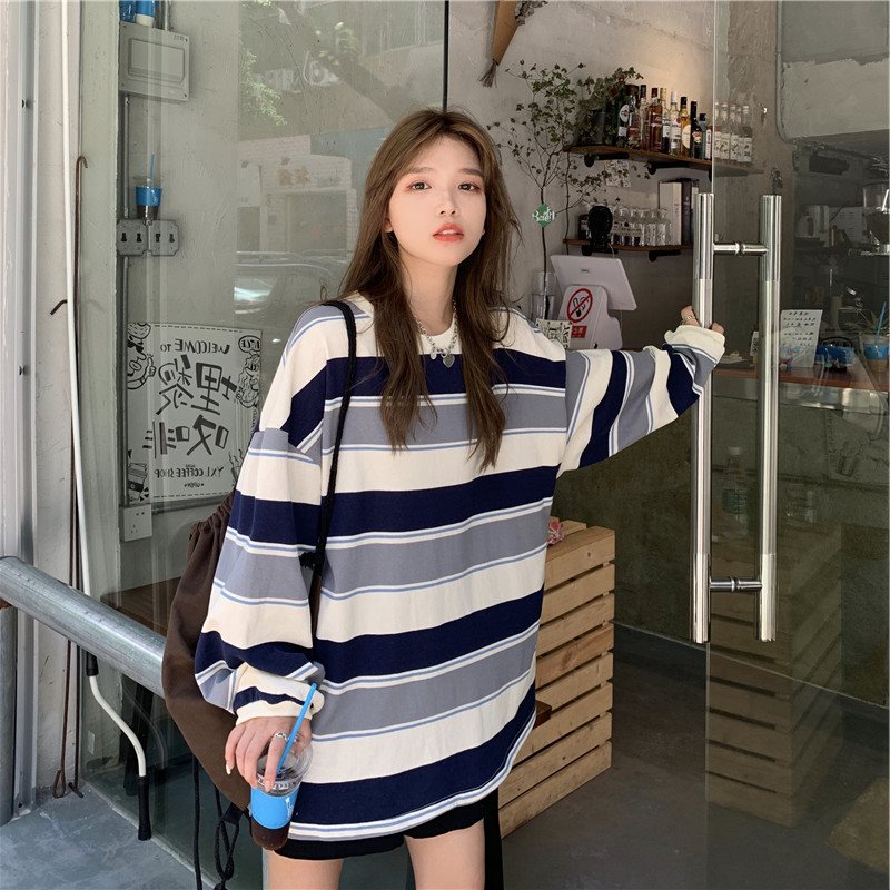 Title 1, Loose striped sweatshirt