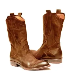 Casual rider boots - Brown - View 1