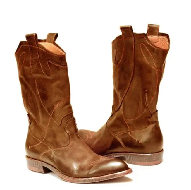 Casual rider boots - Brown