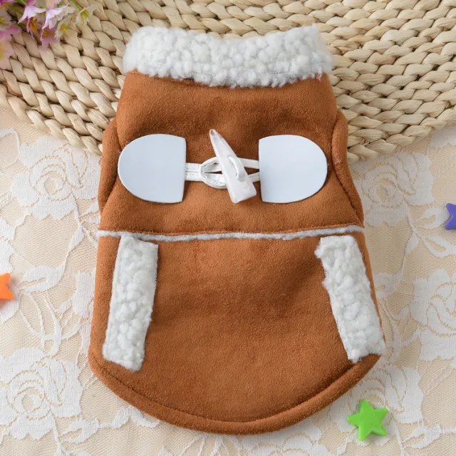 Teddy Dog Clothes Dog Costume Dog Costume Brown - Shop at LoveMi
