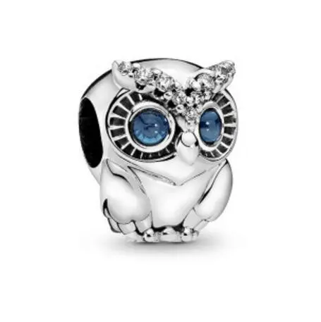 Owl blue hot air balloon diy pendant - As Shown