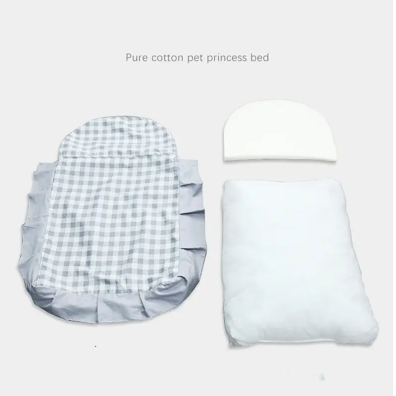 Removable and washable princess style pet bed