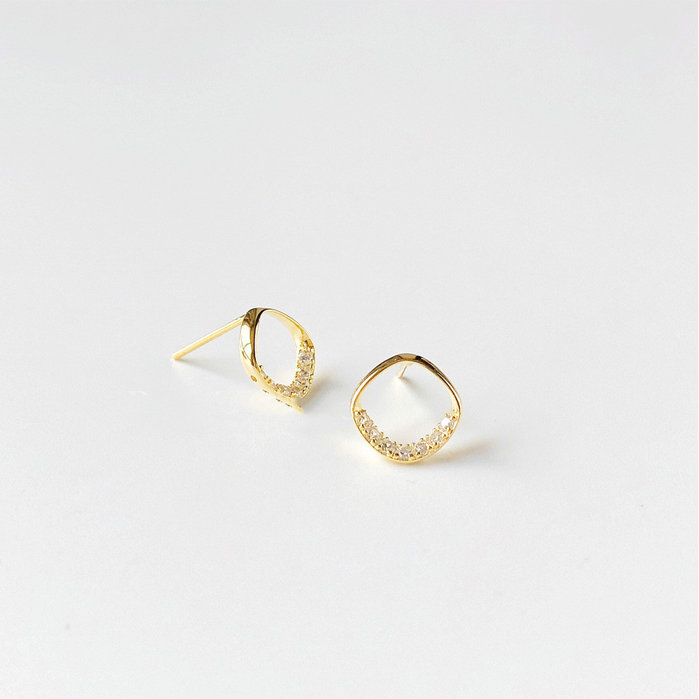 Fashion Hollow Whole Body 925 Sterling Silver Temperament Earrings