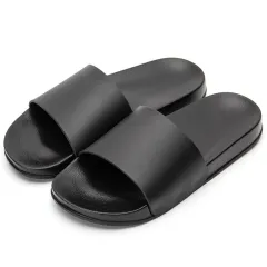 Summer home non-slip soft bottom fashion flip-flop - Black - View 1