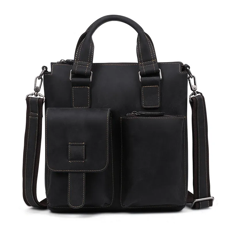 Fashion one shoulder messenger bag - Black