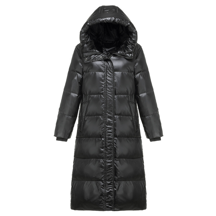 Add a long over - knee down jacket