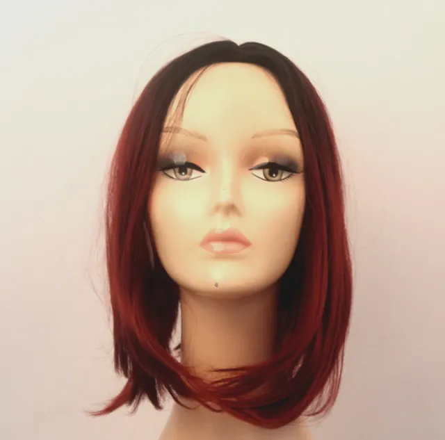 Wine red wave head chemical fiber hood default - Shop at LoveMi
