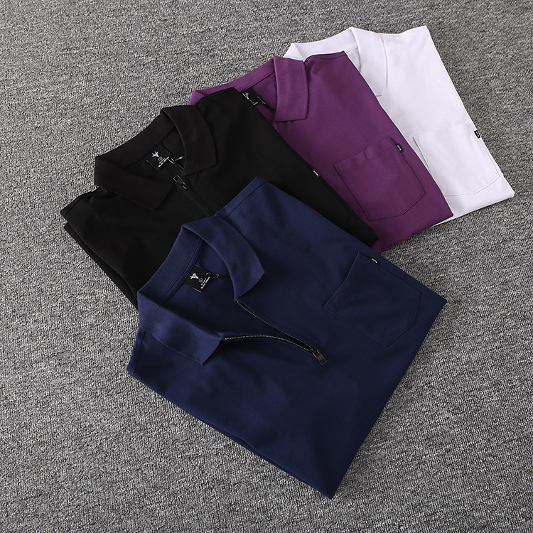 Loose Men's Lapel Short-Sleeved T-Shirt POLO Shirt