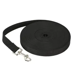 Long rope pet leash - Black - View 1