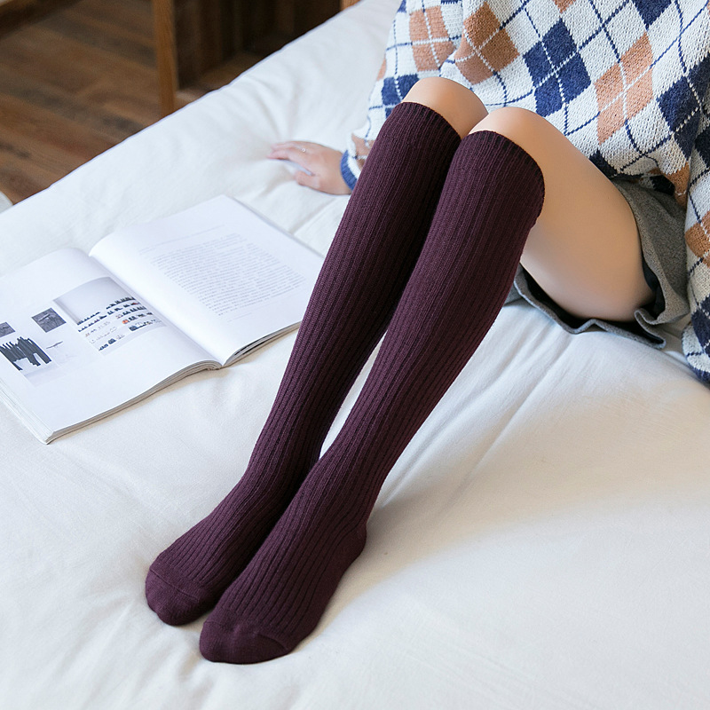 Ladies winter wool warm long socks