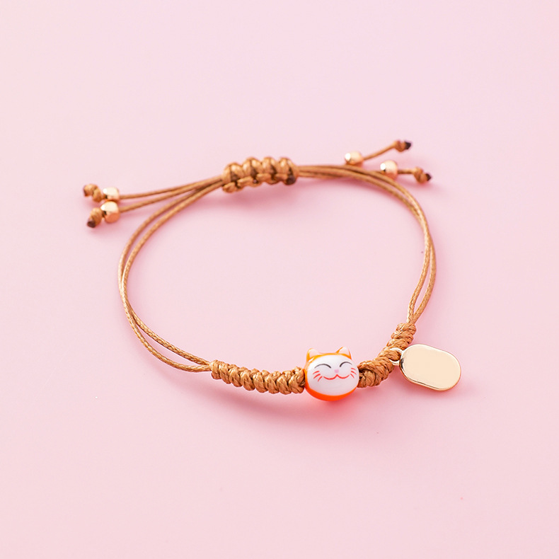 Ceramic kitten bracelet