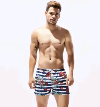 New Men's Beach Pants Casual Shorts Quick-drying Seaside Hot