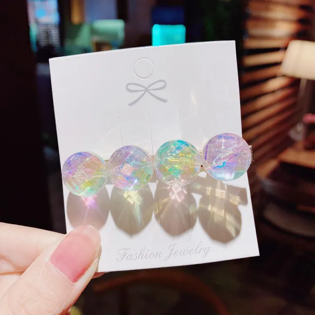 Girly Heart Transparent Hairpin - Shop at LoveMi